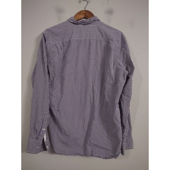 J.Crew Mens Large Long Sleeve Button Down Shirt Lot Of 2 Plaid And Striped - Picture 6 of 11